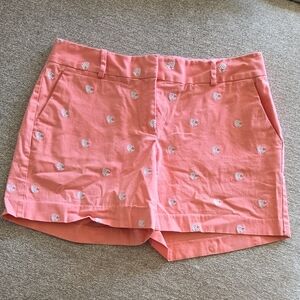 Talbots Women's (10P) Pink Embroidered Shorts